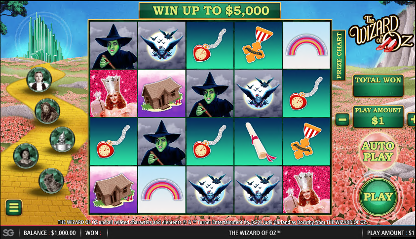 Wizard Oz Slot Machine